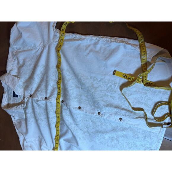Tommy Bahama mens XL button down shirt white button down in great condition - Picture 7 of 8